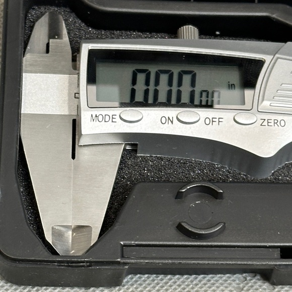 General Stainless Steel Digital Caliper in Black Hard Case Caliper NWOT - Picture 8 of 16